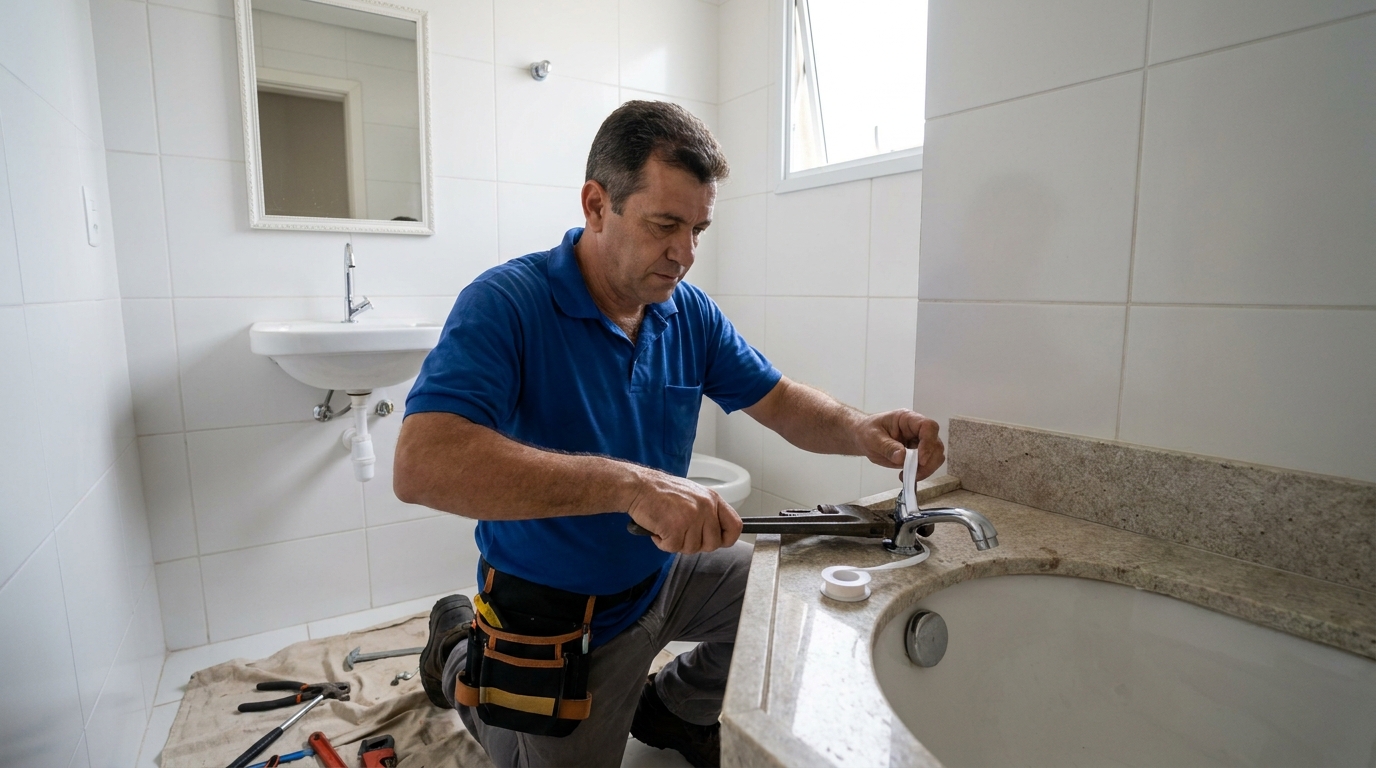 Instalação de torneira de cozinha em Manaus‑AM