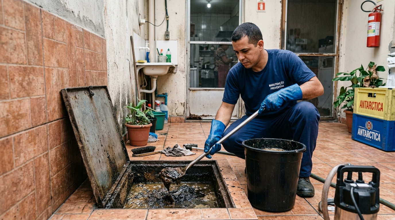 Limpeza de Caixa de Gordura perto de mim em Manaus‑AM
